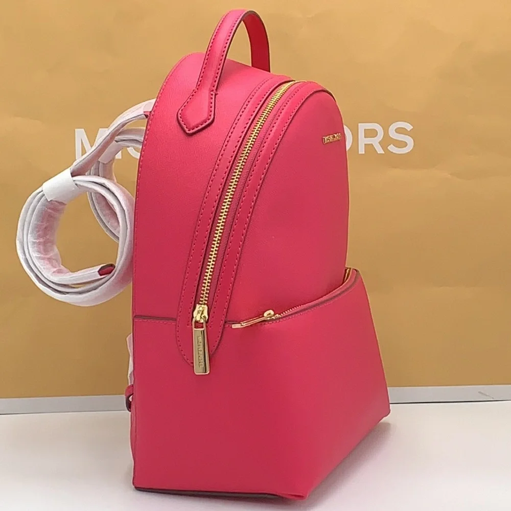 MICHAEL KORS Sheila Medium Front Packet Backpack ELECTRIC PINK COLOR
